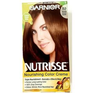 Garnier Nutrisse Haircolor # 53 Chestnut Medium Golden Brown Discontinued